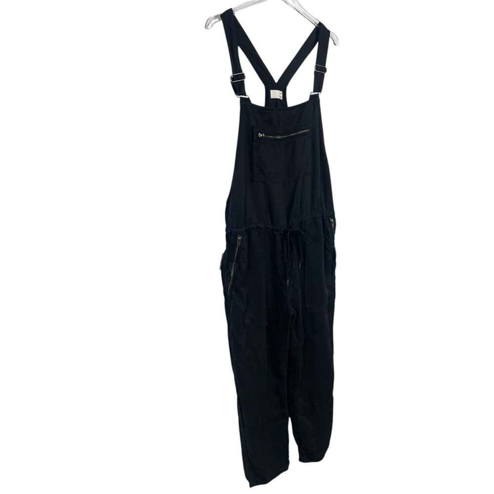 Aritzia Wilfred Free Valletta Overalls Cropped Twill Black Size Small - Picture 6 of 12